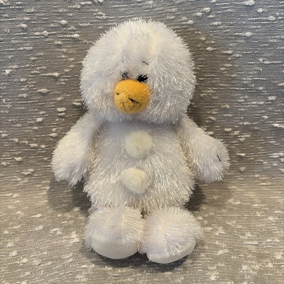 Ganz Webkinz All white Snowman HM370 Plush Stuffed Animal Toy 11 Inches - Picture 1 of 6